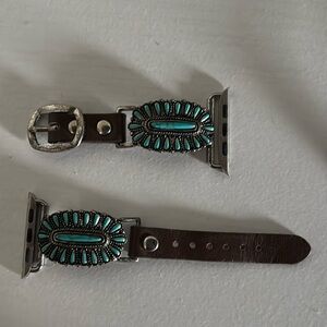 Western Turquoise Apple Watch Band